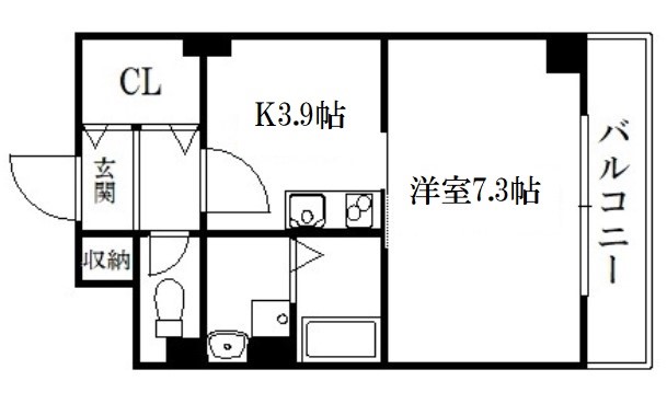 ヴァンヴェルデ西京極の間取り