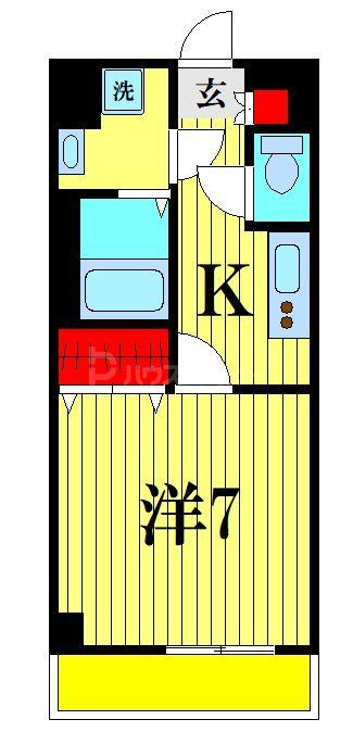 市川市東大和田のマンションの間取り