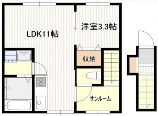 イガラム三宅の間取り