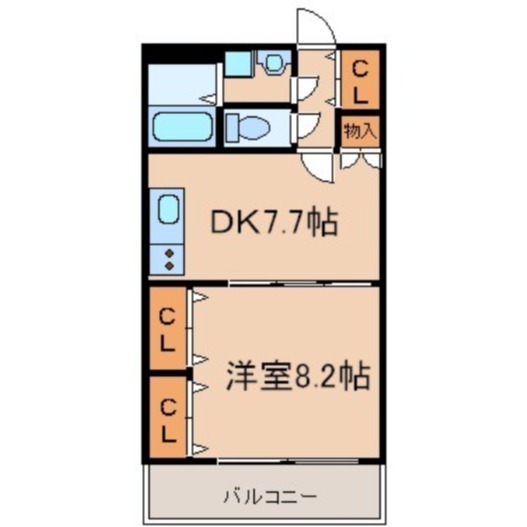 サンモールＭＡＲＵＨＡＲＡの間取り