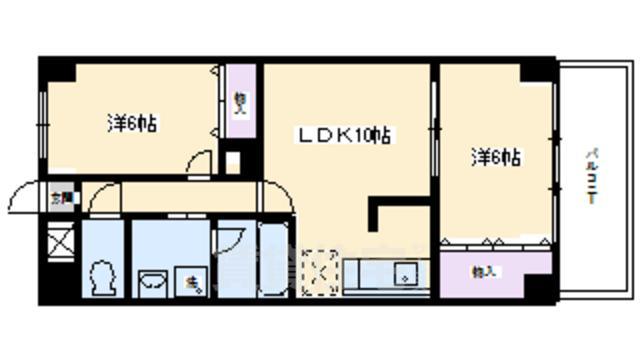 Uresidence二条城の間取り