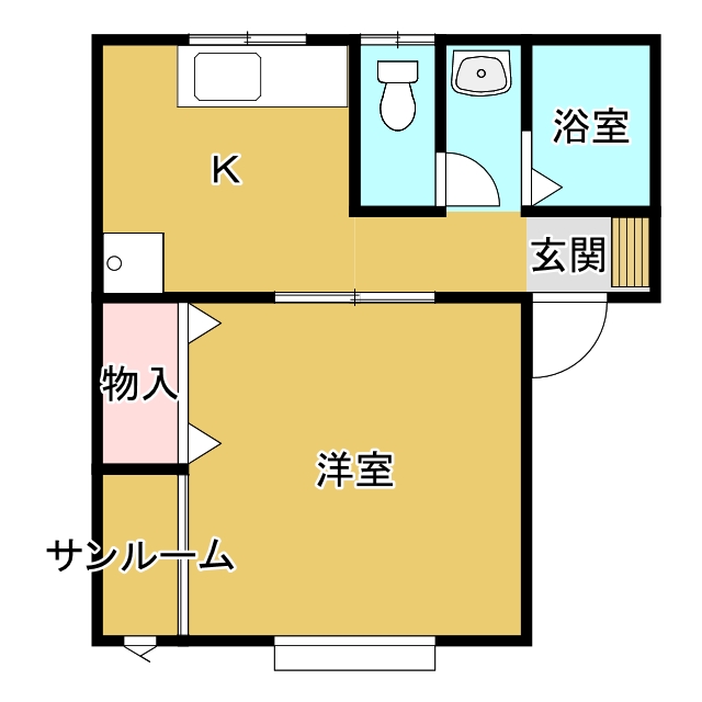 【麻衣ハウスAの間取り】