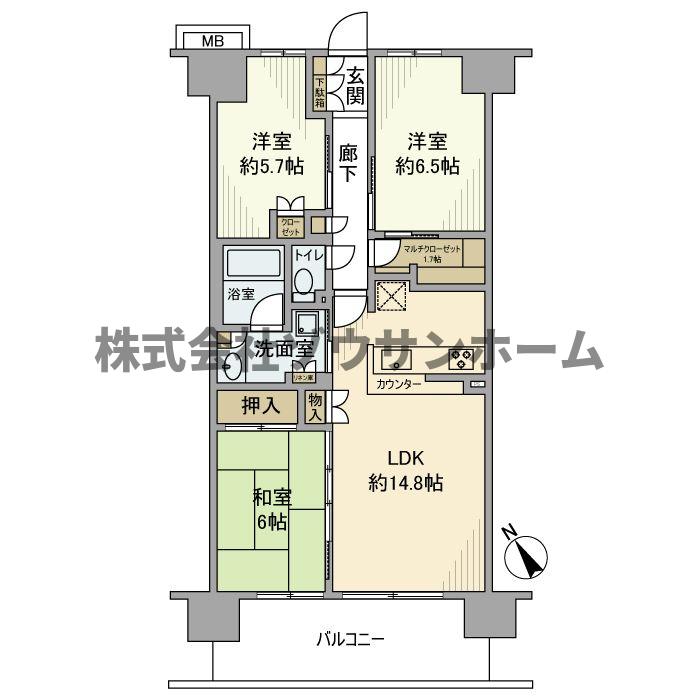 ルネ八千代台の間取り