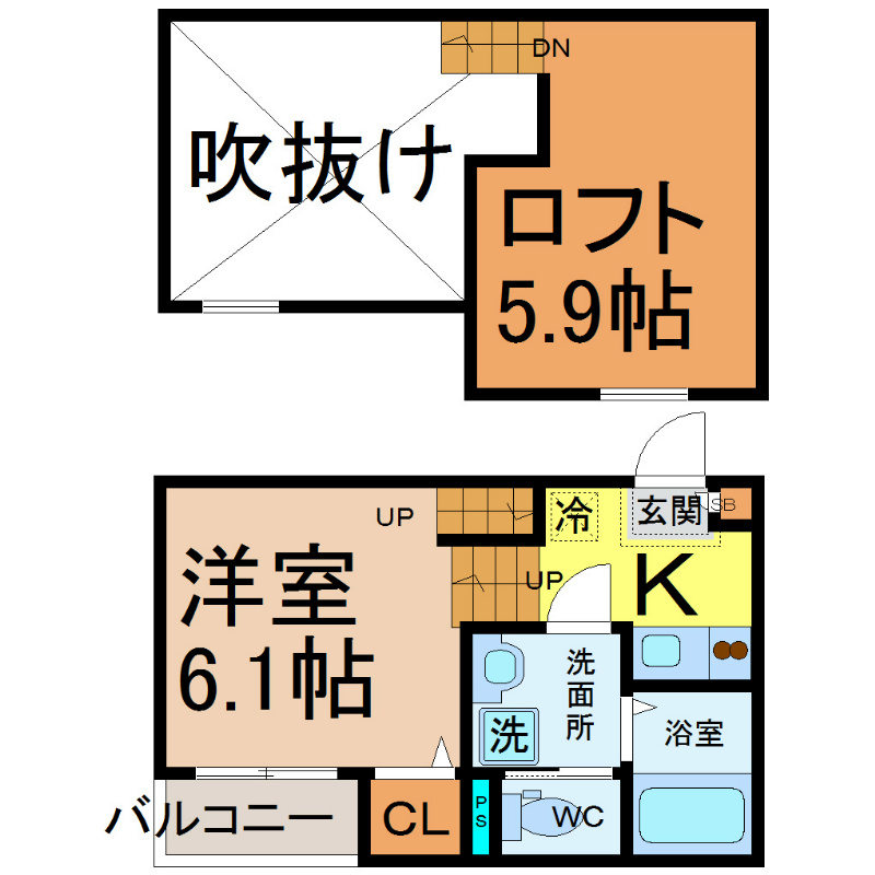 メゾン・ド・プランドールの間取り