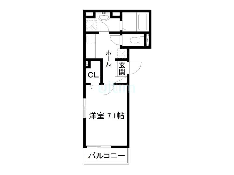 【シャルマン東寺南Iの間取り】