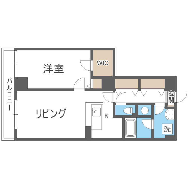 ビッグパレス南５条の間取り