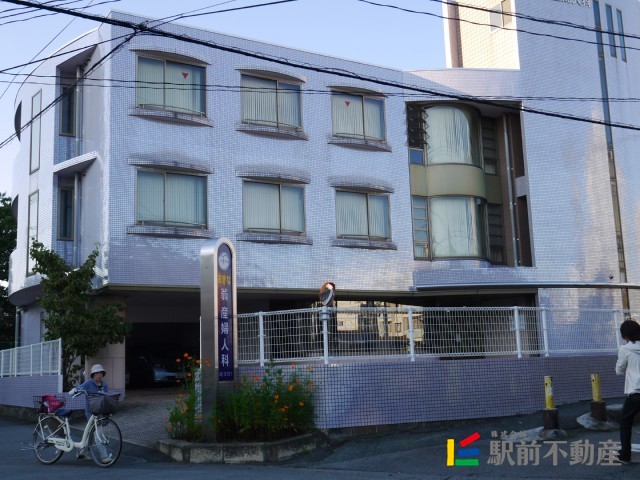 病院　翁産婦人科医院（病院）まで100m