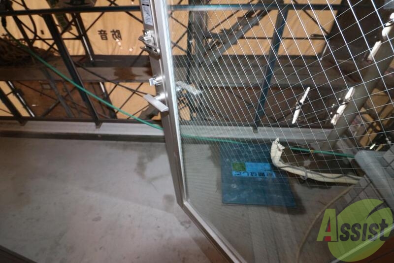 バルコニー　通風良好です