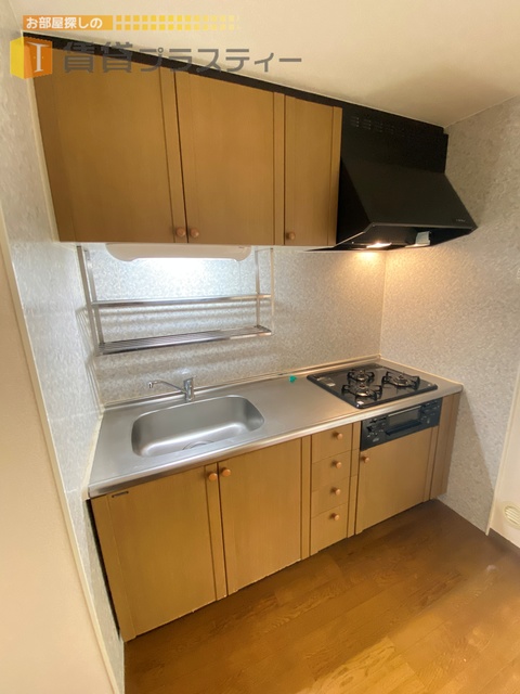 キッチン　３口システムキッチン
