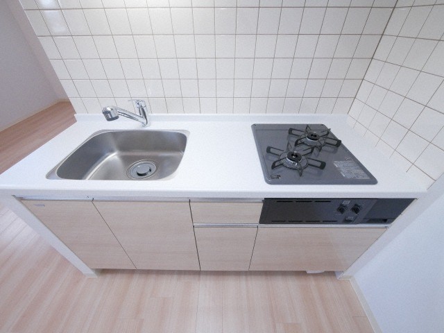 キッチン　コンロ購入不要のシステムキッチン♪
