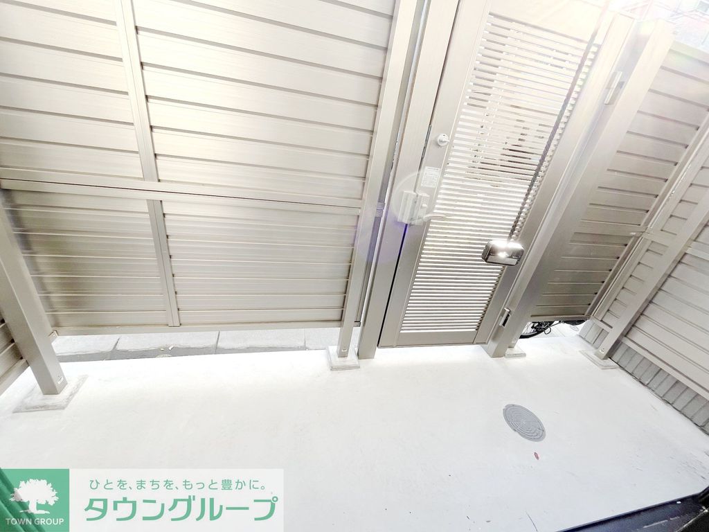 バルコニー　庭