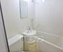 洗面設備　機能的なユニットタイプです
