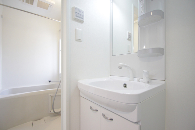 洗面設備　※同号室の別階のお写真です