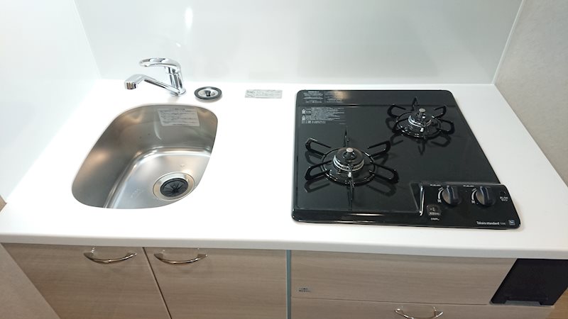 キッチン　料理好きには嬉しい「2口ガスコンロのシステムキッチン」