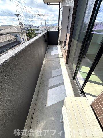 バルコニー　南西向き