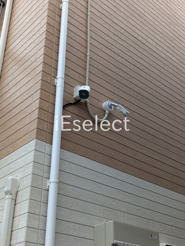 セキュリティ　防犯カメラもあるので安心ですね！