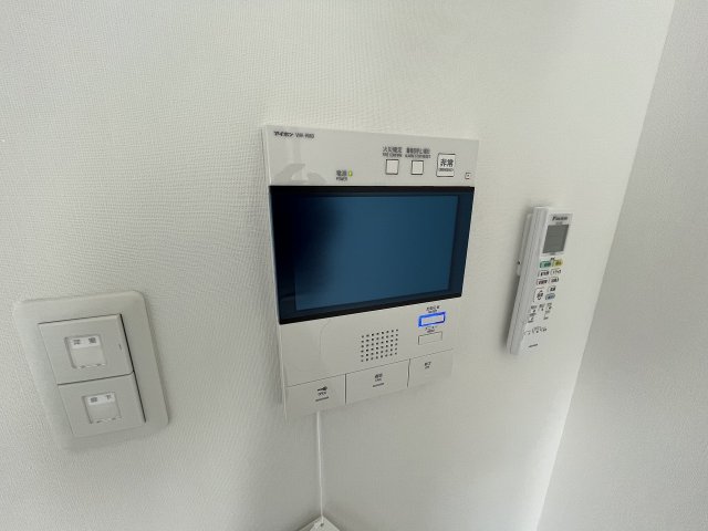 セキュリティ　モニター付きです
