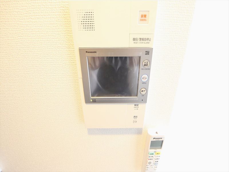 セキュリティ　TVモニター付インターホン完備