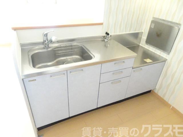 キッチン　ガスコンロ設置可♪