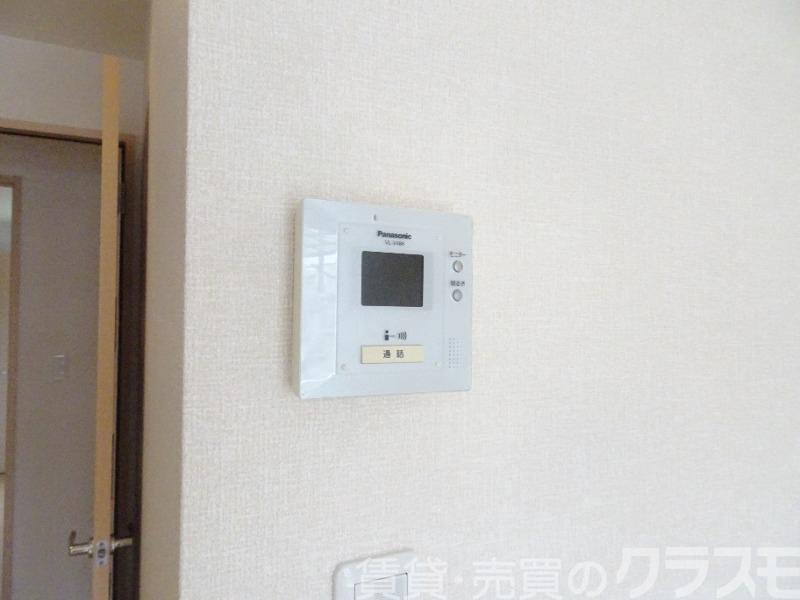 セキュリティ　来訪者が確認できるモニターホン♪