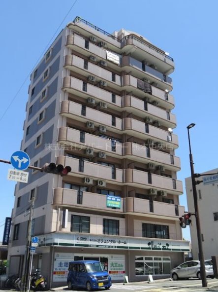 建物外観　明午橋近くで中心部まで徒歩圏内！