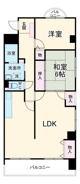 ホープ清風荘の間取り写真