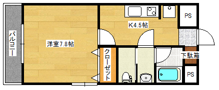 ベルヴィル大町駅前の間取り写真