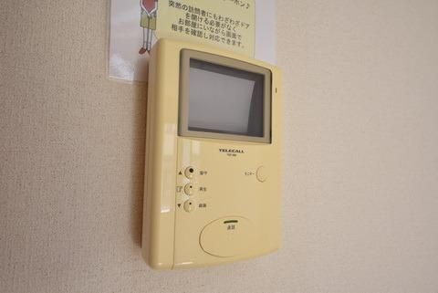 セキュリティ　来客が確認できるＴＶインターホン