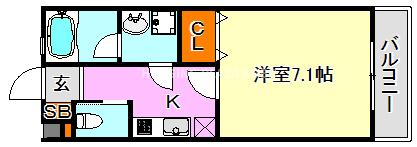 ワコーレヴィアーノ須磨関守町2丁目の間取り写真