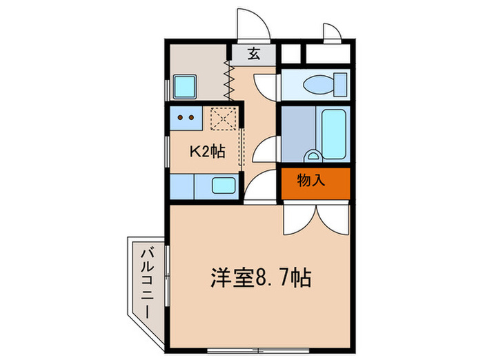 サンフォレスト2の間取り写真
