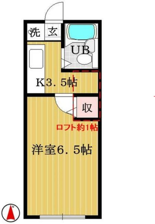 ファーストコート関原の間取り写真