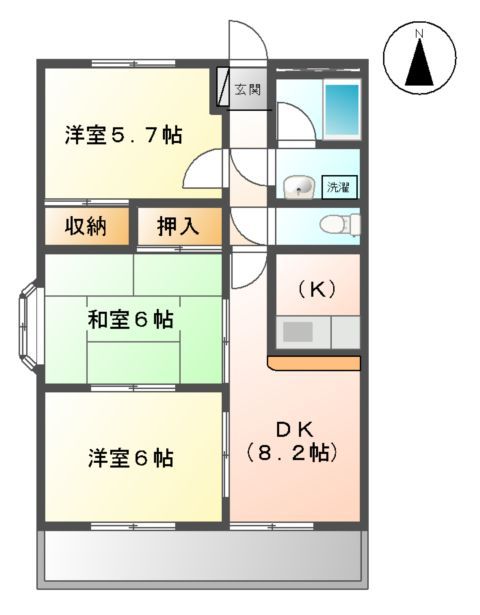 フェイブルの間取り写真