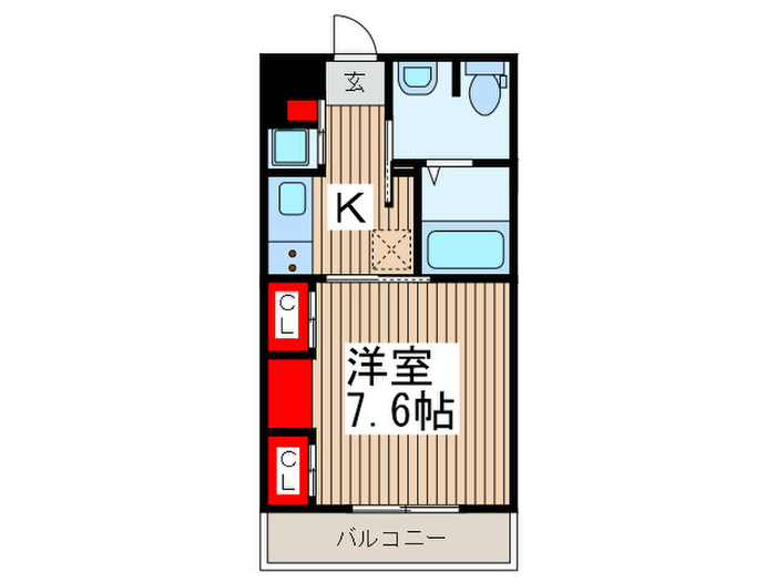 リブリ・MsFLATの間取り写真