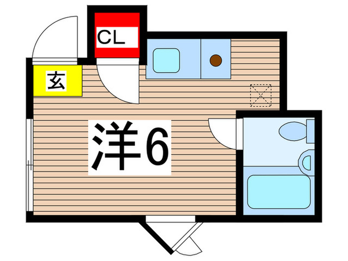 CASTLE山手の間取り写真