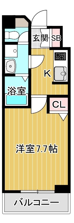 Lasante京橋の間取り写真