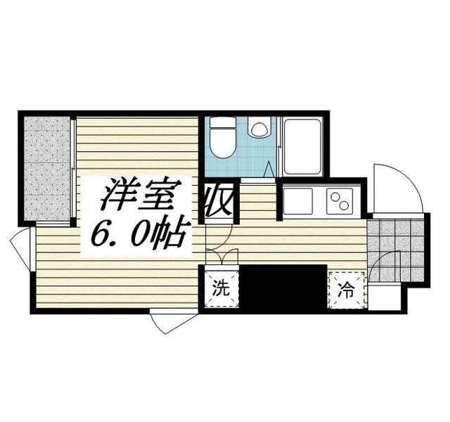 リバーサイド八丁堀の間取り写真