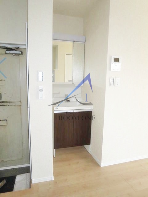 洗面設備　洗面台です。