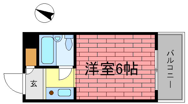 ダイドーメゾン岡本の間取り