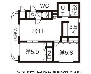 ウィステリア青葉の間取り