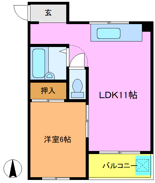 カーサグランデタマキの間取り