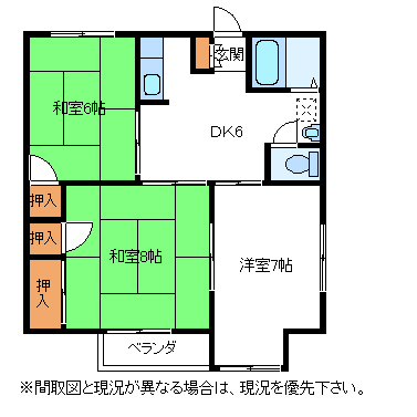 メゾンドピュールの間取り