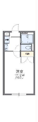 レオパレスかりんの間取り