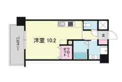 鹿児島市荒田のマンションの間取り