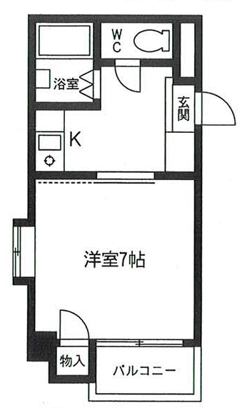 モワ鳥居松502の間取り