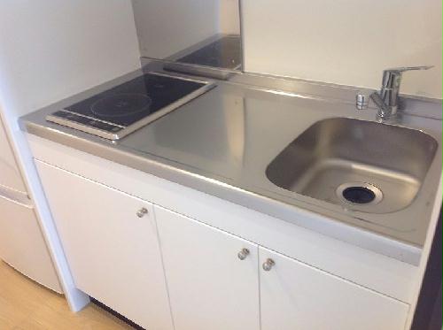 キッチン　２口コンロでお料理の幅も広がります