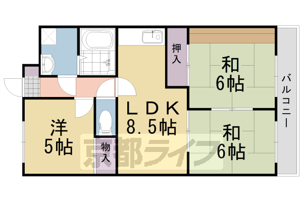 モアライフ酒井松の間取り