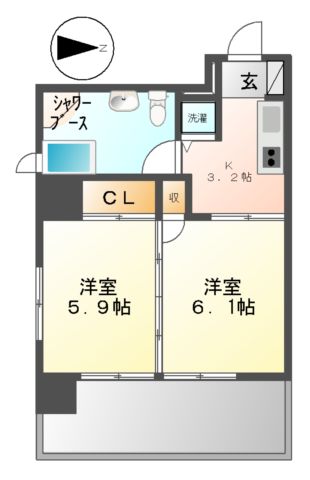 レインボーピア記念橋の間取り