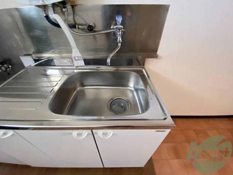 洗面設備　洗面台はこちら。朝の身支度はここでばっちり。