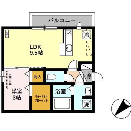 【グラン ルミエール　C棟の間取り】