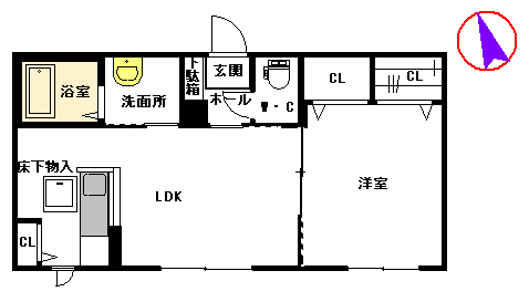 パーク　ウィンドIIの間取り